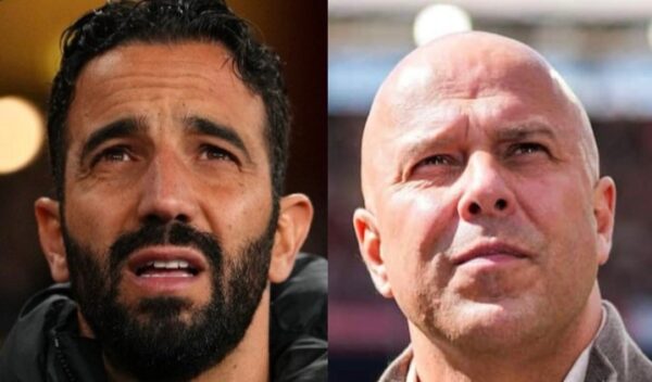 Ruben Amorim et Arne Slot
