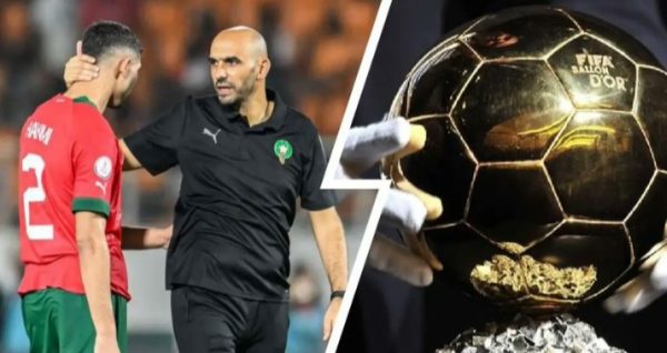 Ballon d’or 2025 : Regragui fier de son défenseur, Hakimi !